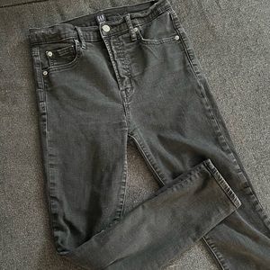 GAP high rise black jeans